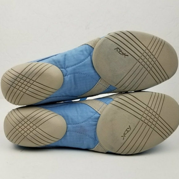 Rbk Ballet Baby Blue Lace Ribbon Sneakers - Picture 9 of 11